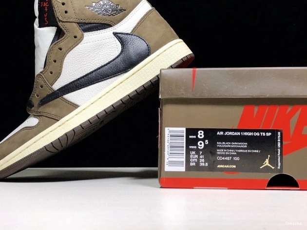 Rep TBK Scott OG 'Mocha' Travis - CD4487 100 1 Retro Jordan Air High x 0813